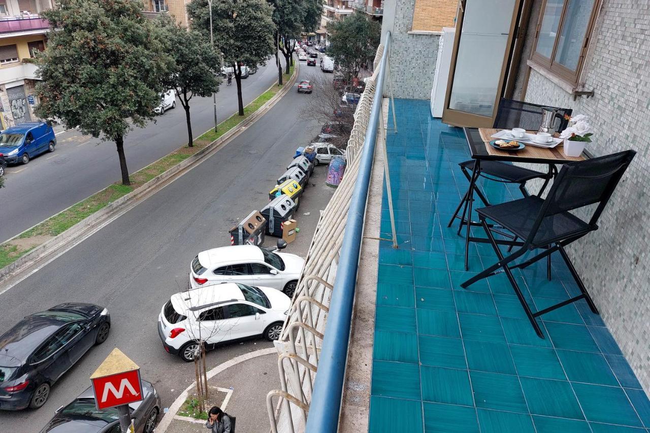 4Bnb - Cozy Albornoz Flat Rome Bagian luar foto