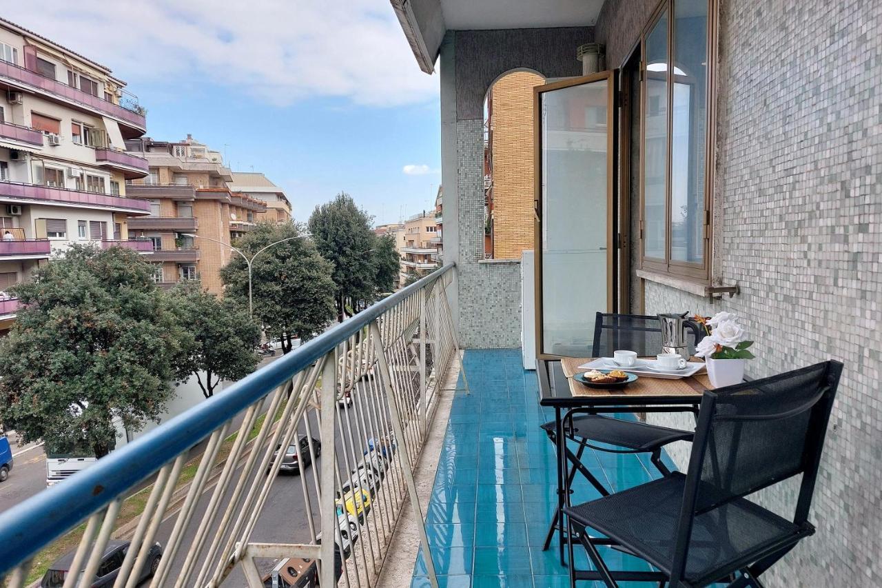 4Bnb - Cozy Albornoz Flat Rome Bagian luar foto