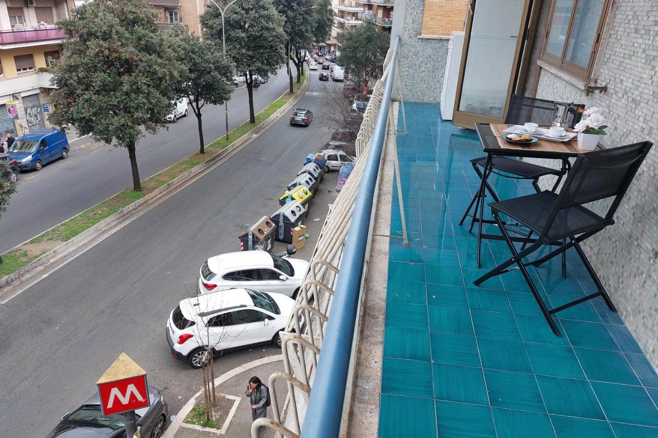 4Bnb - Cozy Albornoz Flat Rome Bagian luar foto