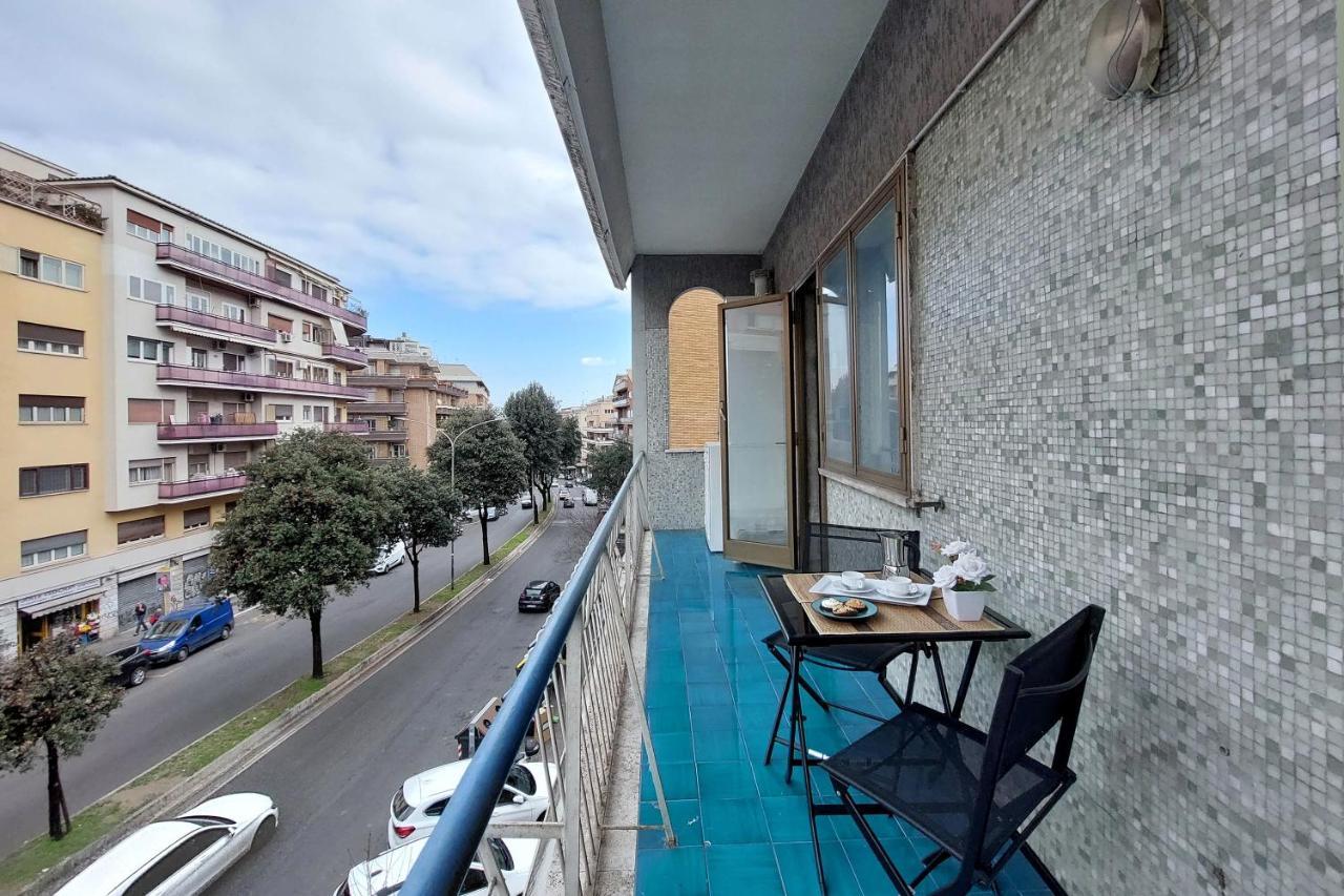 4Bnb - Cozy Albornoz Flat Rome Bagian luar foto