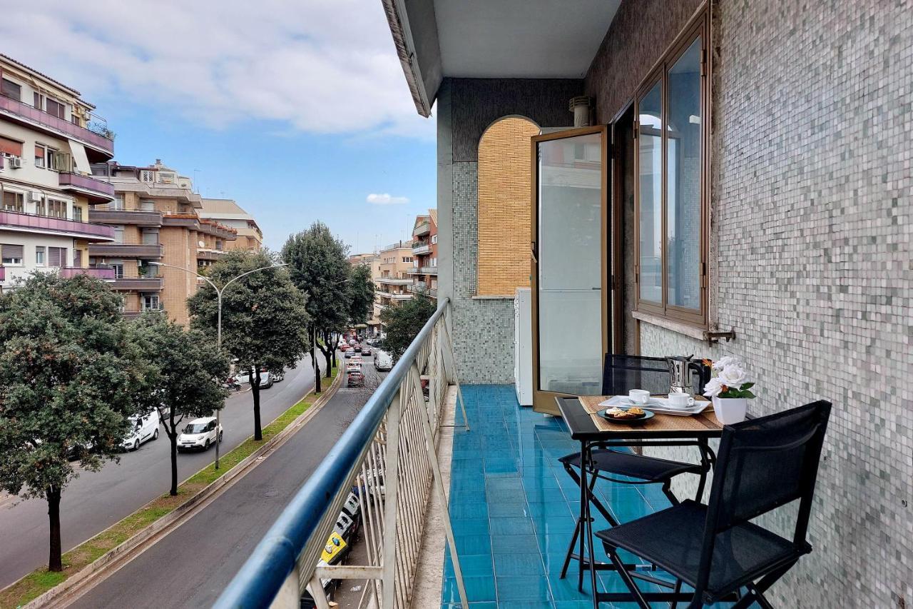 4Bnb - Cozy Albornoz Flat Rome Bagian luar foto