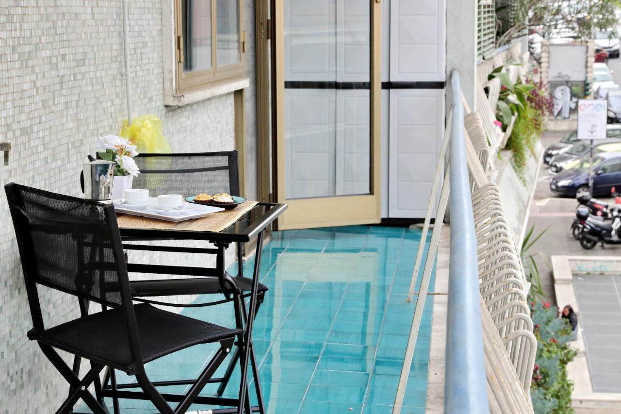 4Bnb - Cozy Albornoz Flat Rome Bagian luar foto