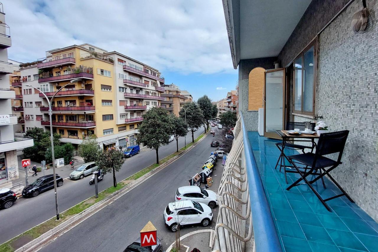 4Bnb - Cozy Albornoz Flat Rome Bagian luar foto
