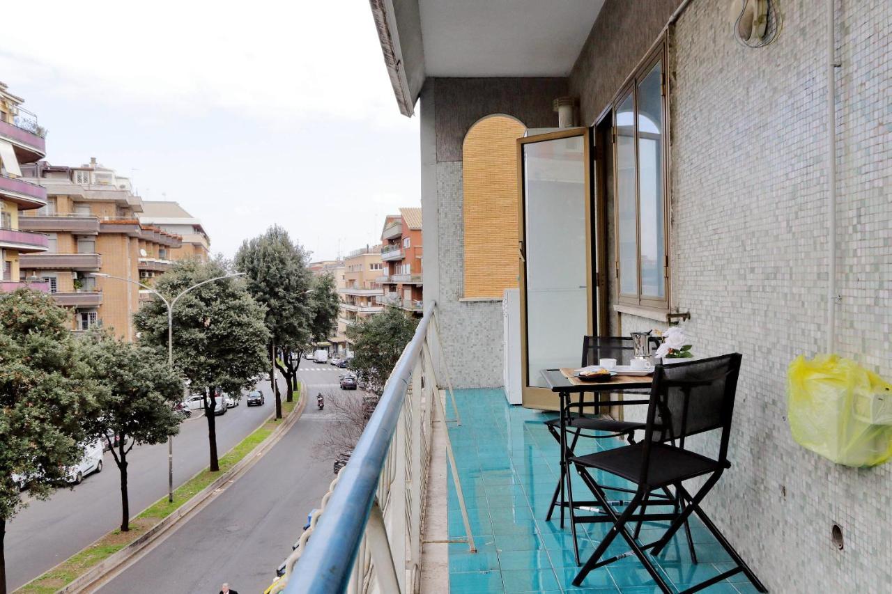4Bnb - Cozy Albornoz Flat Rome Bagian luar foto