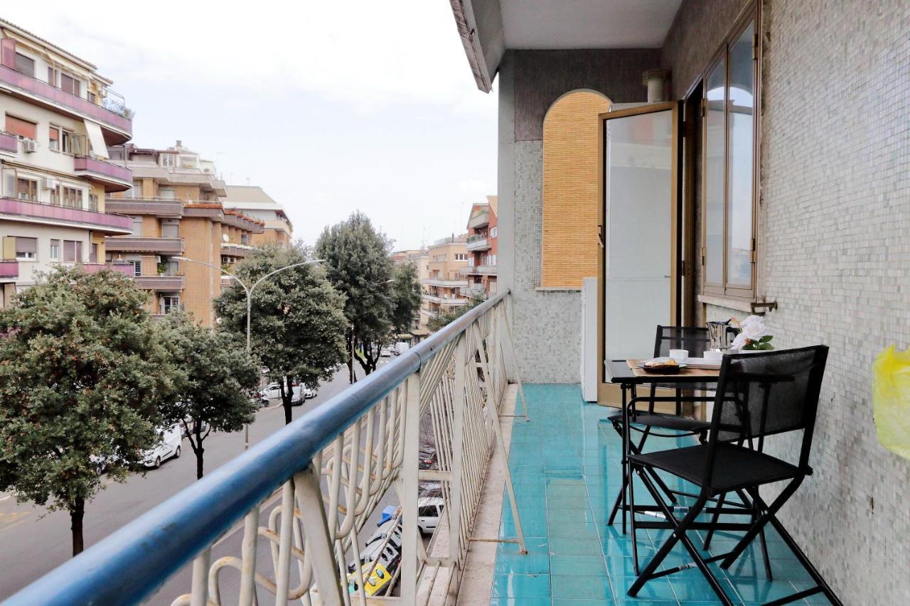 4Bnb - Cozy Albornoz Flat Rome Bagian luar foto