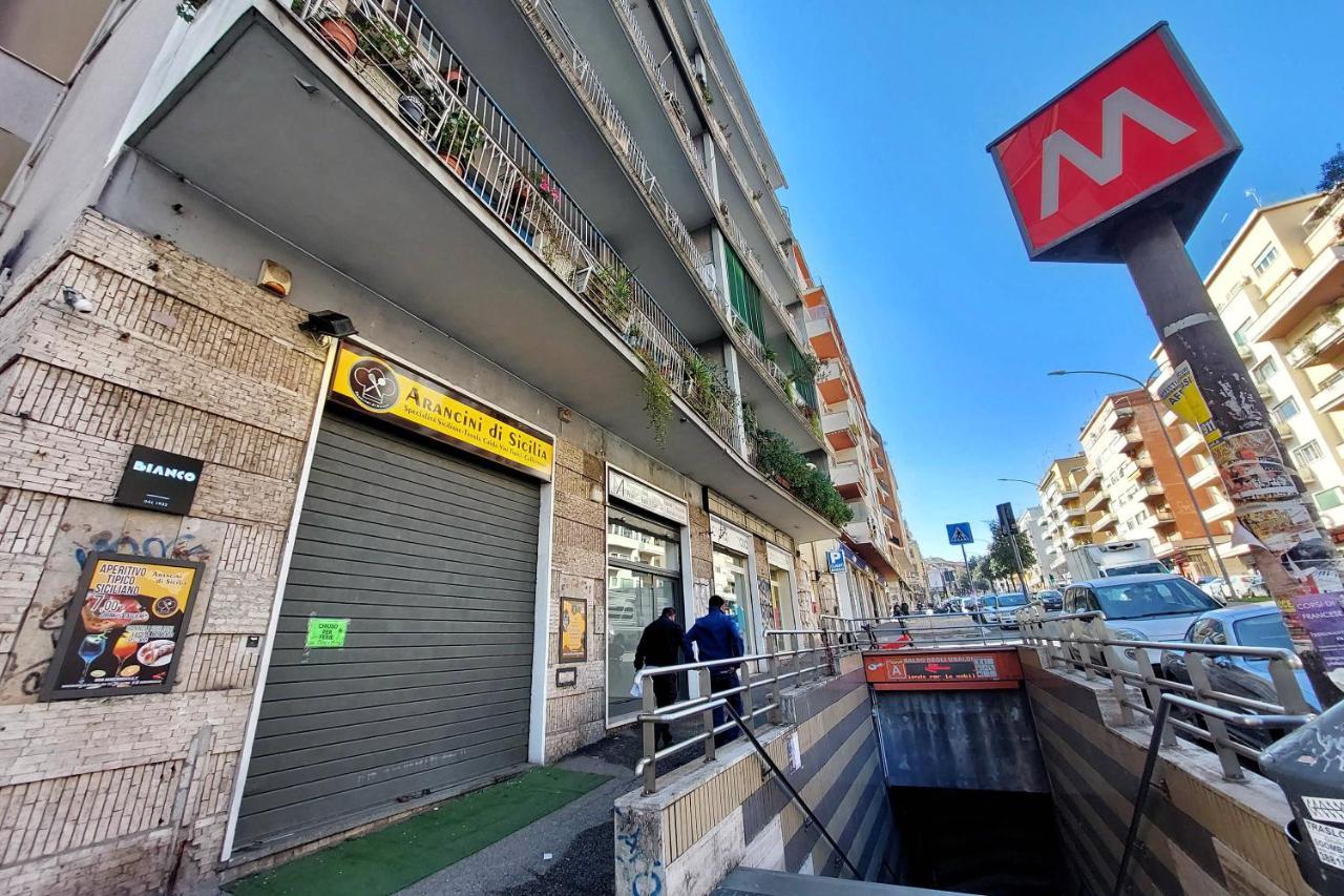 4Bnb - Cozy Albornoz Flat Rome Bagian luar foto