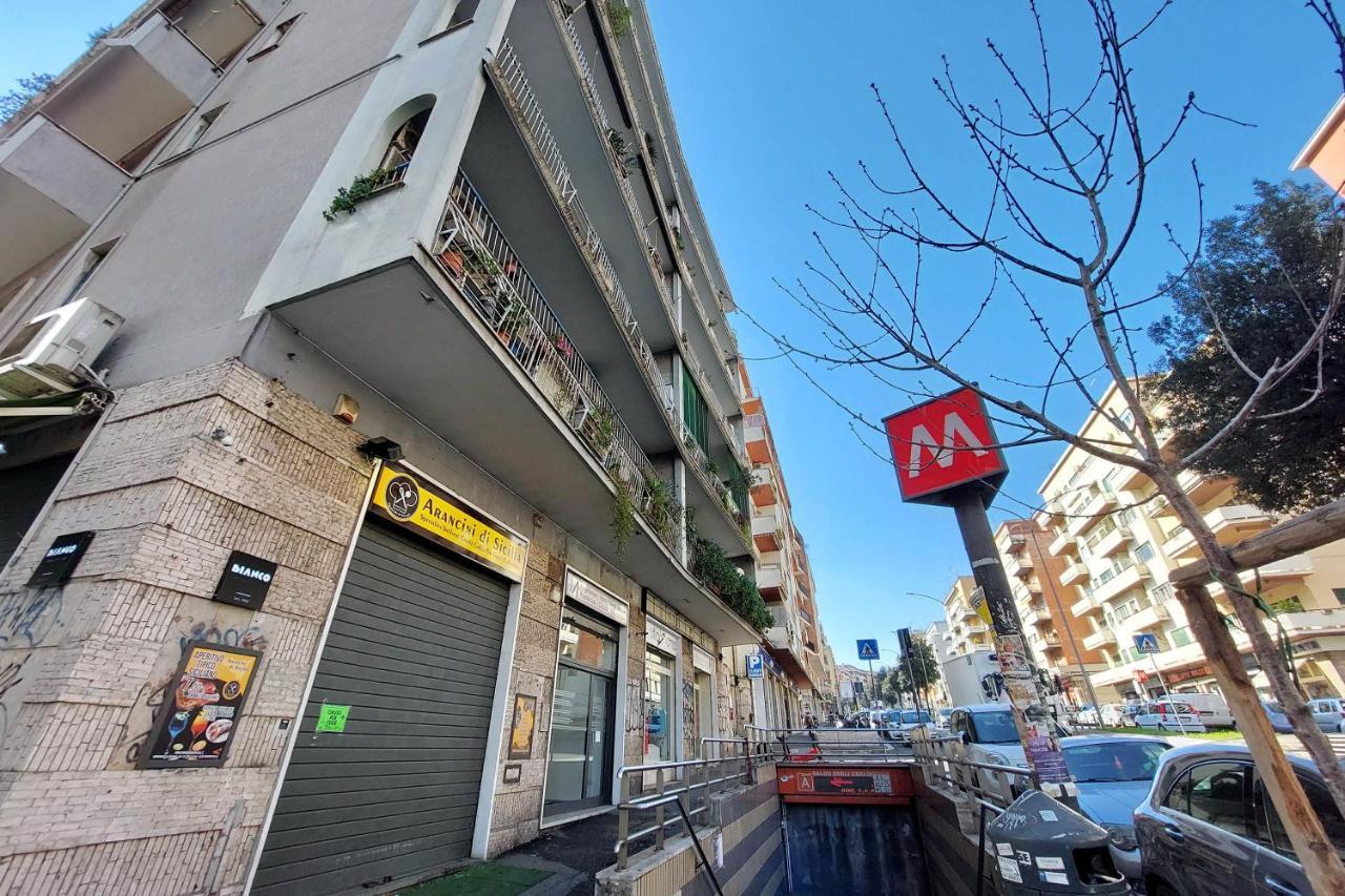 4Bnb - Cozy Albornoz Flat Rome Bagian luar foto