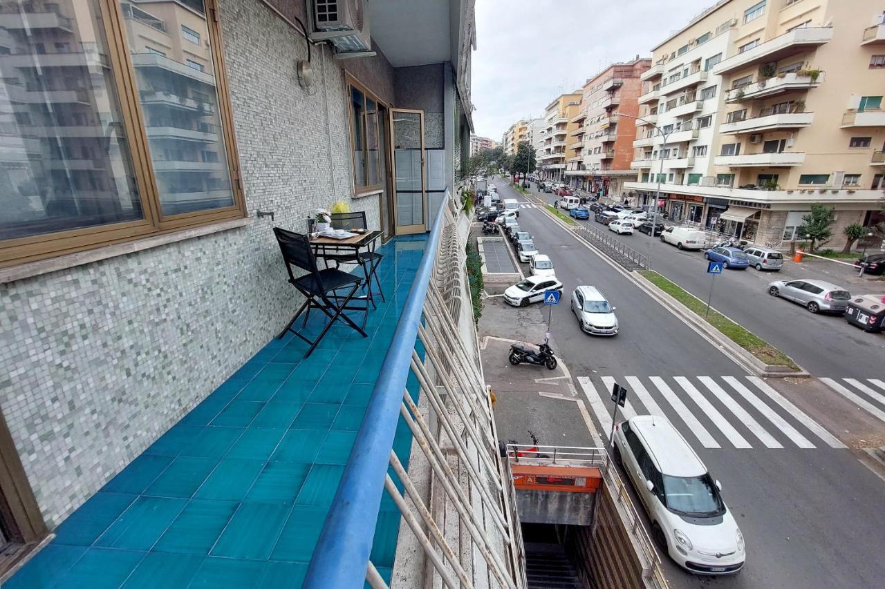 4Bnb - Cozy Albornoz Flat Rome Bagian luar foto
