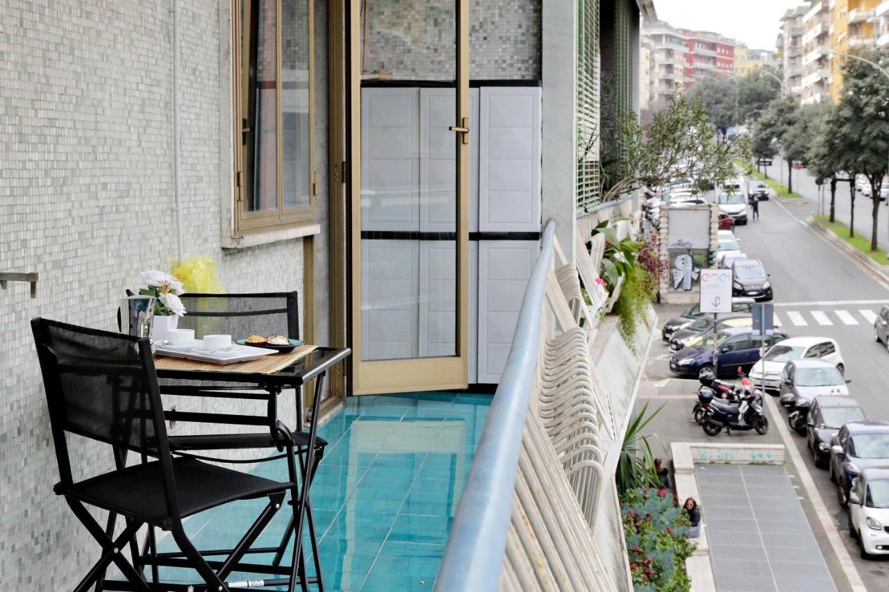 4Bnb - Cozy Albornoz Flat Rome Bagian luar foto